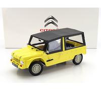 MODELLINO AUTO EPOCA STATICO DIECAST CITROEN MEHARI 1970 GIALLO NERO SCALA 1/18