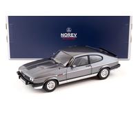 1:18 NOREV Ford Capri 2.8i Iniezione Rhd Coupè 1981 Grigio Metallizzato