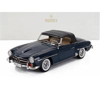 183403 Mercedes 190 SL W121 Middle Blue Norev 1:18