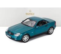 Mercedes SLK 1996 Verde Metallico Auto Modello 1:18 Norev Cabrio Die-Cast
