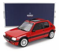 1991 Peugeot 205 GTi 1.9 PTS Con Techo Solar Rojo Vallelunga 1:18 Norev 184846