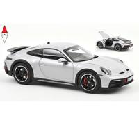 MODELLINO AUTO STATICO NOREV PORSCHE 911 992 DAKAR COUPE 2023 GRIGIO SCALA 1/18