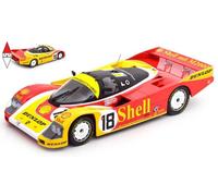 MODELLINO AUTO STATICO NOREV PORSCHE 962C SHELL #18 LE MANS 1988 WOLLEK 1/18