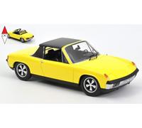 MODELLINO AUTO STATICO DIECAST PORSCHE VOLKSWAGEN 914/4 2.0 1975 GIALLO 1/18