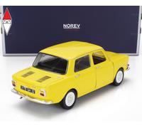 MODELLINO AUTO STATICO NOREV SIMCA 1000 LS 1974 GIALLO MODELLISMO SCALA 1:18