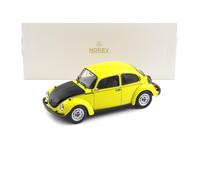 1:18 NOREV Volkswagen Maggiolino 1303 S Giallo/Nero 1973 Modello Auto Metallo