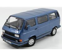 MODELLINO FURGONE STATICO NOREV VOLKSWAGEN T3 MULTIVAN MINIBUS BLU 1992 1/18