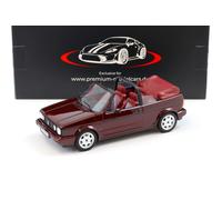 1:18 NOREV VW Golf 1 Cabriolet Etienne Aigner 1990 Bordeaux Red Metallic - Limit