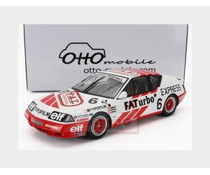 1:18 OTTOMOBILE Renault Gta Alpine #6 Europa Cup 1987 J.Gouhier White Red OT1022