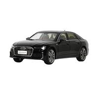 1 18 Per Audi A6L 2019 Simulazione In Lega Di Scala Modello Di Auto Veicolo Statico Ornamento Da Collezione Giocattoli Metal Vehicles non RC(Nero)