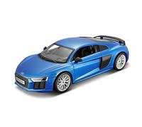 1 18 Per Audi R8 V10 Più Lega Blu Pressofuso Modello Statico Auto Collezione Gioielli Artigianali Regalo Uomo Giocattoli Metal Vehicles non RC