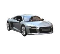 1:18 Per Audi R8 V10 Plus Modello Di Auto Sportiva In Lega Pressofusa In Metallo Giocattolo Veicolo Auto Collezione(Gray)