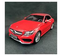 1 18 Per Benz C-KLASSE A205 In Lega Modello Di Auto Convertibile Die-cast Di Simulazione Del Veicolo Souvenir Da Collezione(Rosso)