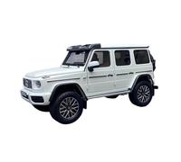 1:18 Per Benz G63 Modello 4X4 2022 Mercedes-Benz Modello Di Auto In Lega Invia Ad Un Amico Regalo Di Capodanno(White)