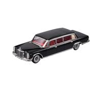 1:18 Per Benz Pullman W100 Benz 600 Modello Di Auto In Lega Collezione Modello Di Auto Per La Collezione Di Compleanno Di Un Amico(Nero)