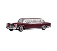 1:18 Per Benz Pullman W100 Benz 600 Modello Di Auto In Lega Collezione Modello Di Auto Per La Collezione Di Compleanno Di Un Amico(Rosso)