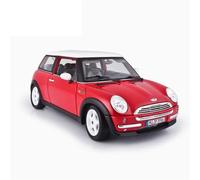 1 18 Per BMW MINI Cooper 1969 Modello di auto in lega Mini emulazione vintage Collezione Decorata Giocattolo da scrivania Rosso