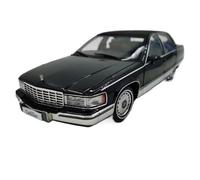 1 18 Per Cadi Fleetwood Modello di auto in lega pressofusa Collezione ornamenti souvenir Display(Black 1)