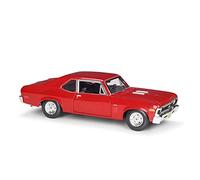 1 18 Per Chevrolet 1970 Nova SS In Lega Modello Di Auto Diecast Giocattolo Di Simulazione Collezioni Di Veicoli Regalo(Rosso)