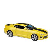 1 18 Per Chevrolet Camaro SS2016 Classic High Simulation Alloy Die-casting Model Car Collection Gift(Yellow)