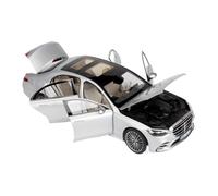 1/18 Per Classe S A2021 Modello Di Auto In Lega Argento Tema Scena Decorazione Decorativi Da Collezione
