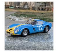 1 18 Per Ferrari 250GTO Simulazione In Lega Modello Di Auto Da Corsa Veicolo Statico Da Collezione Souvenir Ornamento Giocattoli Metal Vehicles non RC(Blu)