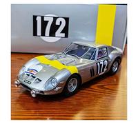 1 18 Per Ferrari 250GTO Simulazione In Lega Modello Di Auto Da Corsa Veicolo Statico Da Collezione Souvenir Ornamento Giocattoli Metal Vehicles non RC(Argento)