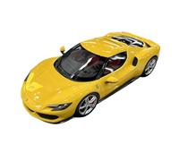 1:18 Per Ferrari 296GTB Giallo Resina Modello Chiuso Auto Replica Appassionato Da Collezione