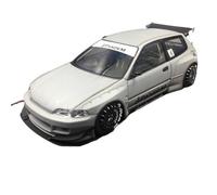 1 18 Per Honda Civic EG6 Post-War Grey Older Modello Di Auto In Resina Kit Giocattolo Regalo Per Le Feste Collezione Hobby Giocattoli Metal Vehicles non RC
