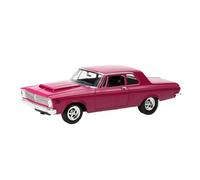 1 18 Per il modello di auto in lega pressofusa Plymouth rosa del 1965 collezione hobby ornamenti souvenir