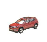 1:18 Per JEEP COMPASS 2017 SUV Simulazione Auto In Lega Modello Hobby Collezione Souvenir Macchinine Mini Auto(Red)