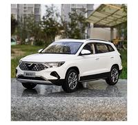 1 18 Per Jetta VS7 Simulazione SUV Scala In Lega Modello Di Auto Fuoristrada Veicolo Statico Ornamento Da Collezione Giocattoli Metal Vehicles non RC(White)