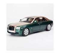 1 18 Per La Collezione Di Decorazioni Per Veicoli In Metallo Statico Rolls-Royce Gust Ghost Giocattoli Metal Vehicles non RC(verde)