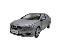 1 18 Per la collezione di modelli auto in lega pressofusa Hyundai Sonata nona generazione Pechino(Argento)