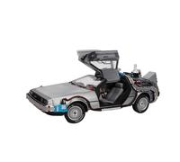 1:18 Per La Parte 3 Time Machine DeLorean Welly Ritorno Al Futuro Modello Di Auto In Lega Per La Collezione Macchinine Mini Auto