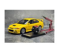 1:18 Per Mitsubishi EVO 4a Generazione Lancer IV Evolution Lega Modello Auto Completamente Aperto Collezione Per Adulti Decorativi Da Collezione(Yellow)
