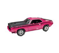 1:18 Per Plymouth CUDA Muscle Pink, Modello Di Auto Classica In Lega, Miniatura, Collezione Statica, Souvenir Decorativi Macchinine Mini Auto