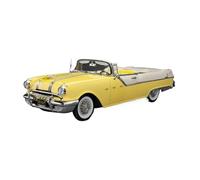 1:18 Per Pontiac 1955 Replica In Lega Di Auto D'epoca In Scala Modello Oggetti Decorativi D'epoca Oggetti D'arte(Yellow)