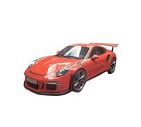 1:18 Per Porsche 911 (991.1) GT3 RS Arancione Simulazione Resina Modello Di Auto Statica Decorazione Per La Casa