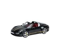 1:18 Per Porsche 911 Targa 4 Vernice Metallizzata Turchese Resina Modello Auto Cruscotto Ornamenti Veicolo Da Collezione