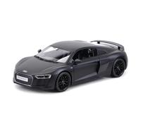 1 18 Per R8 V10 Statico Lega Diecast Modello Auto Collezione Decorazione Ornamenti(Nero)