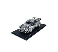 1:18 Per RWB Zebra Alloy Doppia Porta Vernice Bianca E Nera Modello Di Simulazione Per Adulti Veicolo Da Collezione