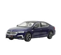 1 18 Per Saic Skoda New Mingrui 2021 Modello di auto in lega Ornamenti Colleziona Hobby Souvenir Display(Blu)