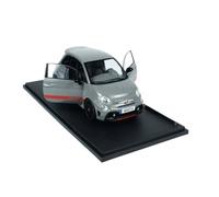 1:18 Per SOLIDO F595 ABARTH Modello Auto In Lega Regali Decorazione Collezione Veicoli Pressofusi Giocattoli Esposizione Statica Auto Giocattolo(Gray)