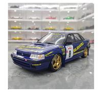 1 18 Per Subaru Legacy RS 1# Simulazione In Scala Di Metallo Modello Di Auto Da Corsa Veicolo Statico Da Collezione Giocattoli Metal Vehicles non RC