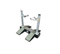 1:18 Per Tavolo Di Manutenzione Per Modelli Di Auto In Lega Fai Da Te Espositore Sollevatore Garage Scena Diorama(Silver A)