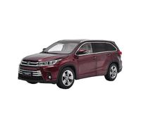 1 18 Per Toyota Highlander 2018 Modello Di Auto In Lega Simulata Pressofusione Hobby Static Display