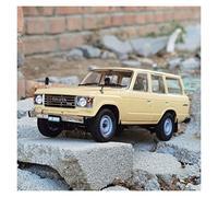 1 18 Per TOYOTA LAND CRUISER LC60 In Lega Modello Di Auto Fuoristrada Die-cast Simulazione Del Veicolo Souvenir Da Collezione(Beige)
