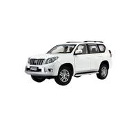 1:18 Per Toyota Land Cruiser Prado VX LC150 2012 Modello Di Auto Da Esposizione E Decorazione Macchinine Mini Auto(White latte art)