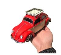 1:18 Per Volkswagen Beetle 1951 Auto D'epoca Modificata Modello In Lega Da Collezione Del 1955(Orange)